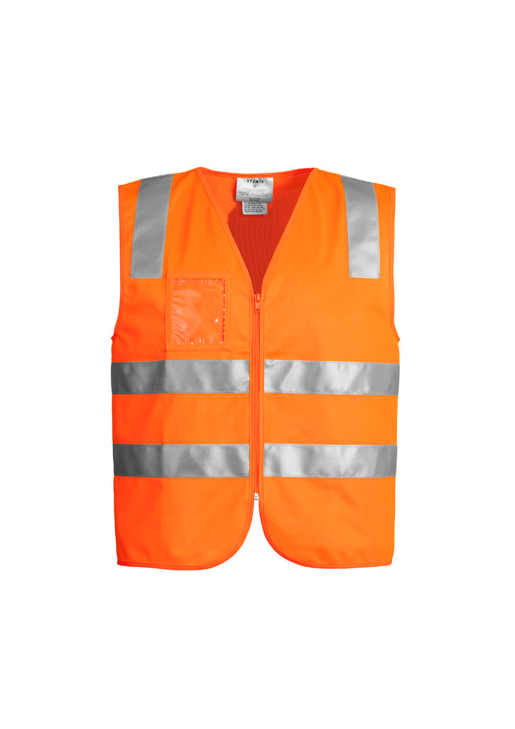 Syzmik Unisex Hi Vis Zip Vest - Orange