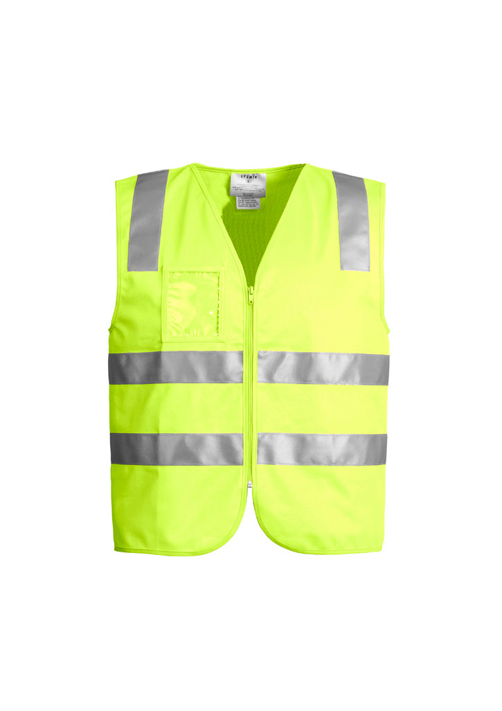 Syzmik Unisex Hi Vis Zip Vest - Yellow