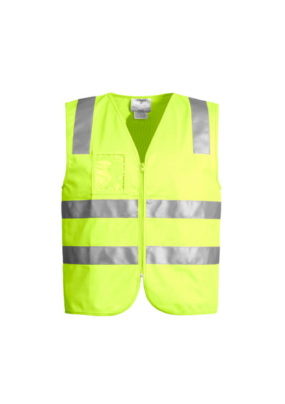 Syzmik Unisex Hi Vis Zip Vest - Yellow
