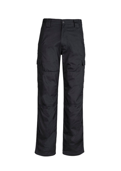 Syzmik Men's Midweight Drill Cargo Pant (Regular) - Black