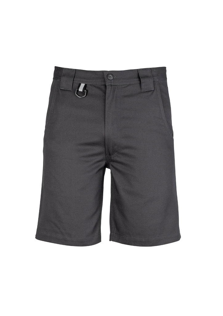 Syzmik Men's Plain Utility Short - Charcoal