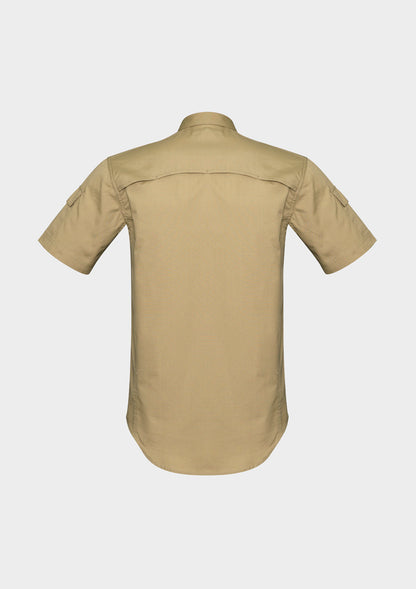 Syzmik Men's Rugged Cooling Short Sleeve Shirt - Khaki