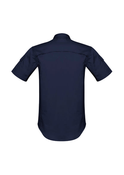 Syzmik Men's Rugged Cooling Short Sleeve Shirt - Navy