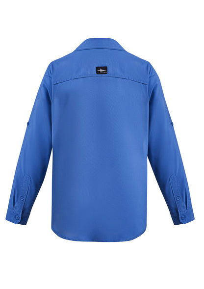 Syzmik Men's Outdoor Long Sleeve Shirt - Blue
