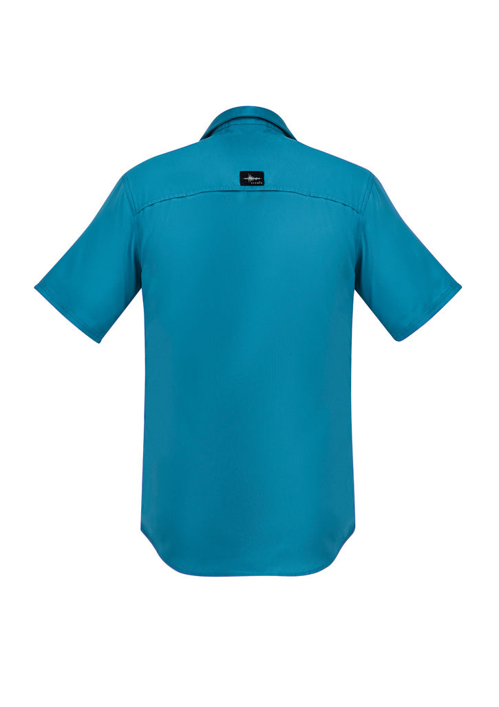 Syzmik Men's Outdoor Short Sleeve Shirt - Diesel