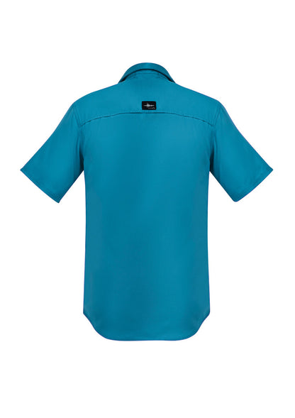 Syzmik Men's Outdoor Short Sleeve Shirt - Diesel