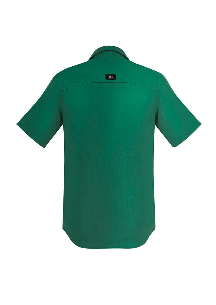 Syzmik Men's Outdoor Short Sleeve Shirt - Green