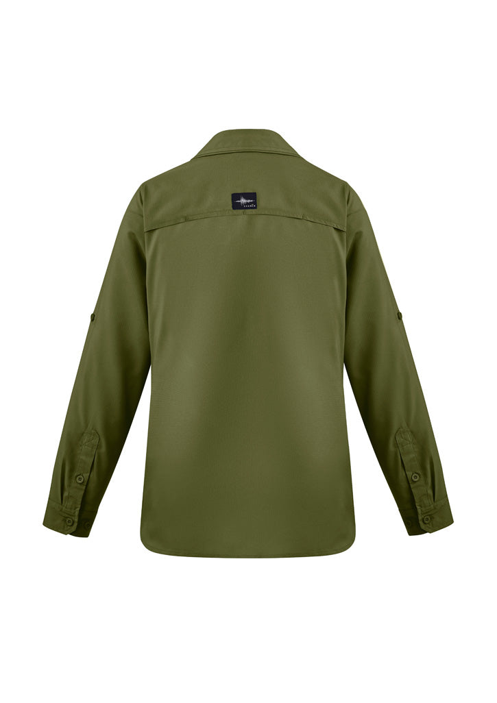 Syzmik Women's Outdoor Long Sleeve Shirt - Army