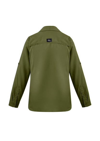 Syzmik Women's Outdoor Long Sleeve Shirt - Army