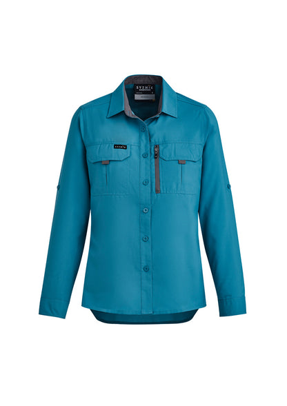 Syzmik Women's Outdoor Long Sleeve Shirt - Diesel