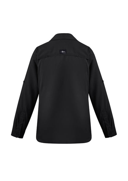 Syzmik Women's Outdoor Long Sleeve Shirt - Black