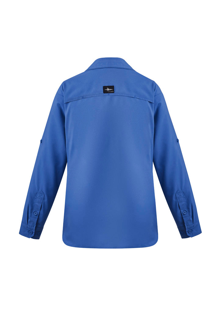 Syzmik Women's Outdoor Long Sleeve Shirt - Blue