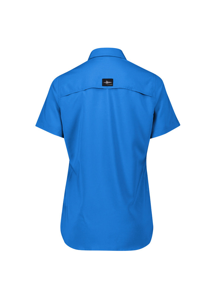 Syzmik Women's Outdoor Short Sleeve Shirt - Cobalt