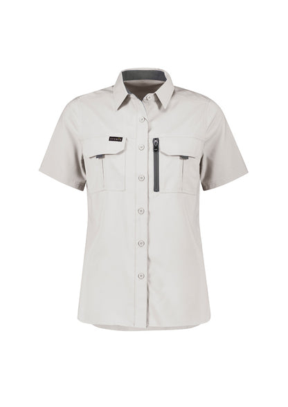 Syzmik Women's Outdoor Short Sleeve Shirt - Natural