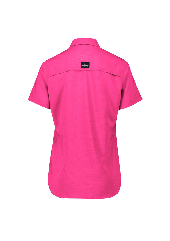 Syzmik Women's Outdoor Short Sleeve Shirt - Pink