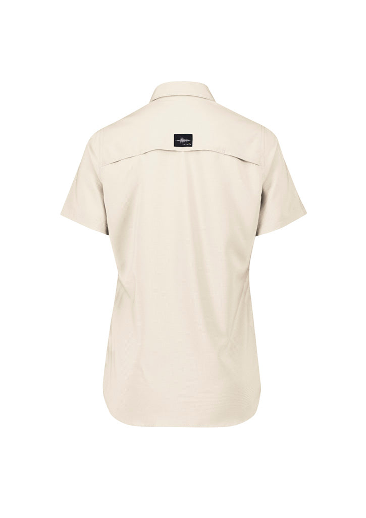 Syzmik Women's Outdoor Short Sleeve Shirt - Sand