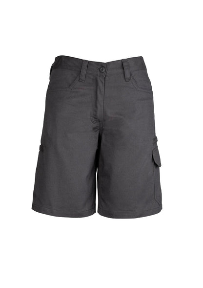 Syzmik Women's Plain Utility Short - Charcoal