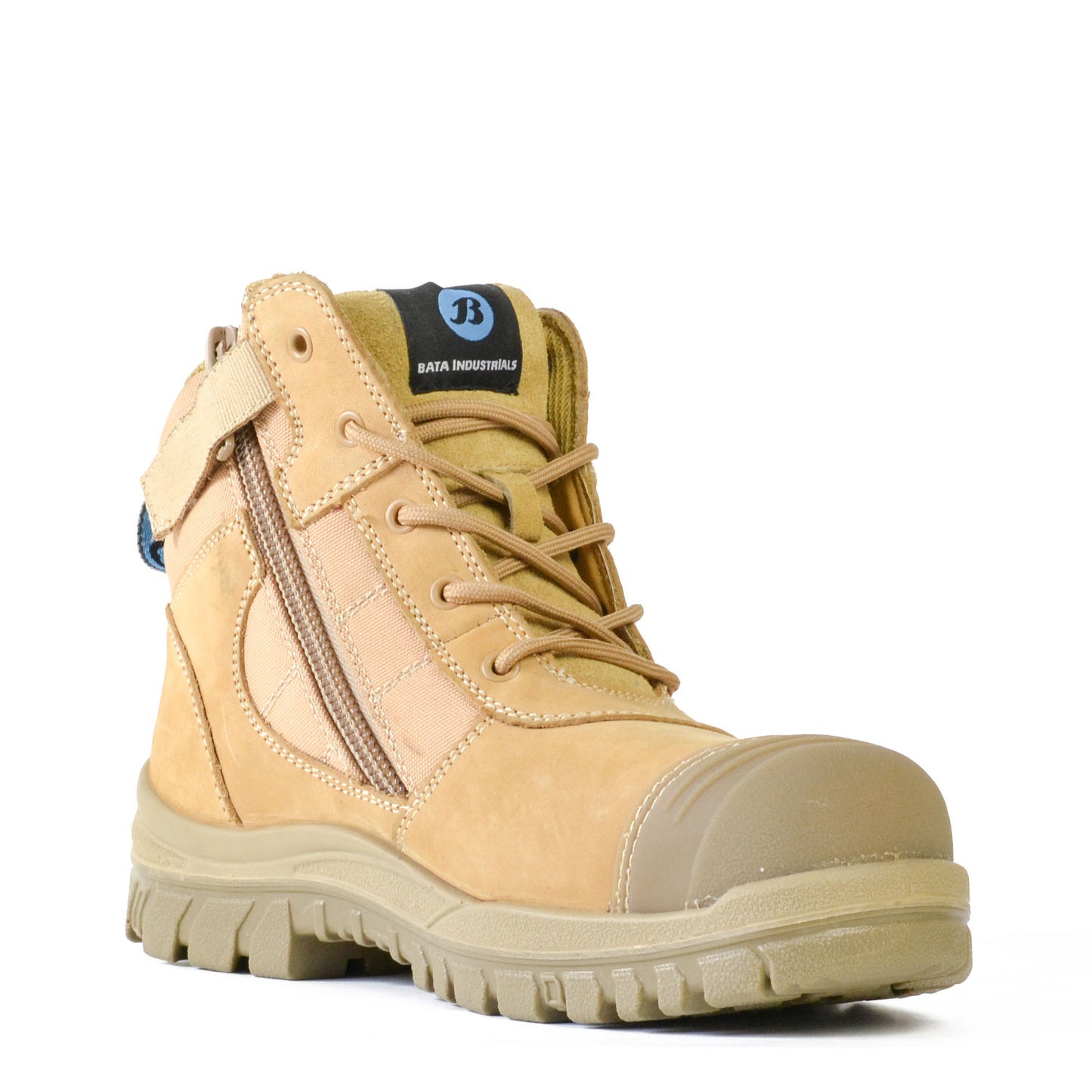 ZIPPY- WHEAT ZIP SIDED SAFETY BOOT