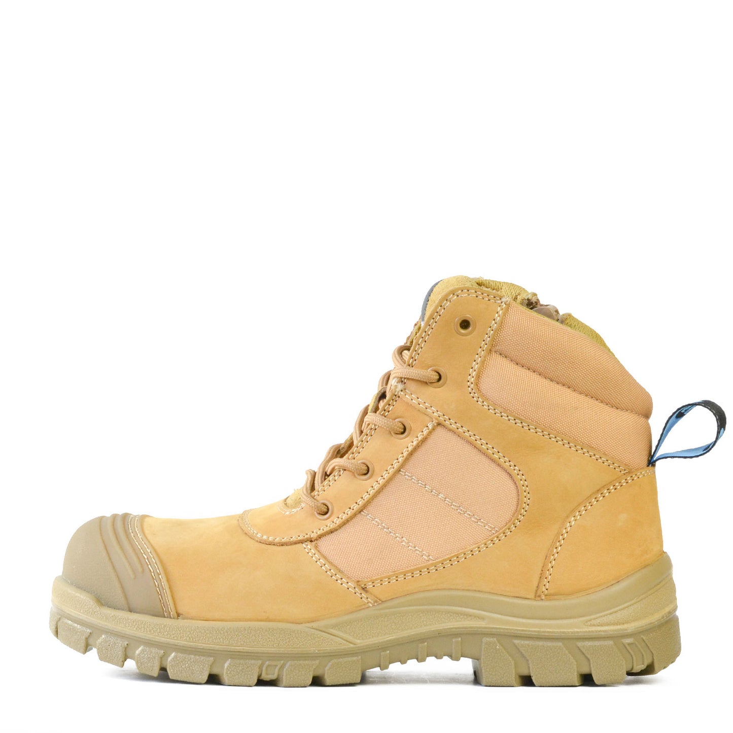 ZIPPY- WHEAT ZIP SIDED SAFETY BOOT