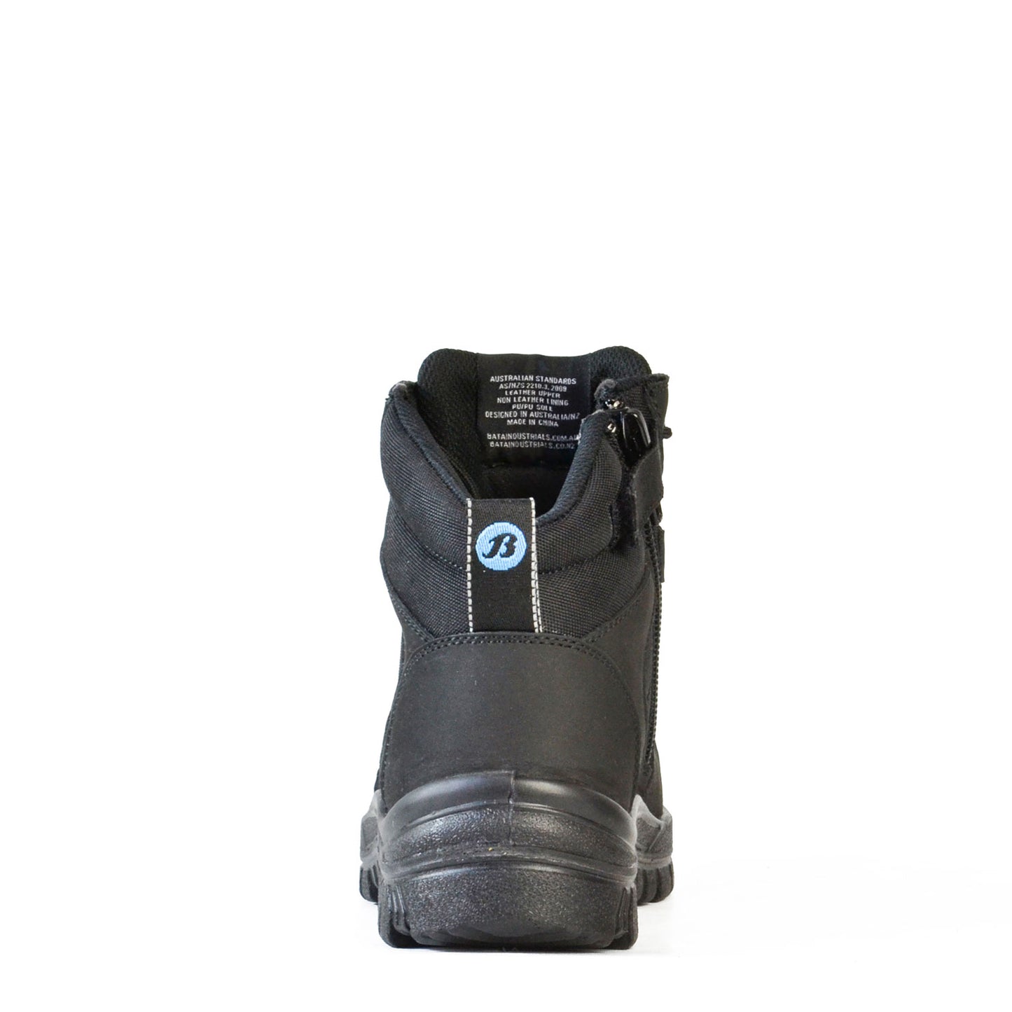 ZIPPY- BLACK ZIP SIDED SAFETY BOOT