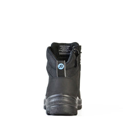 ZIPPY- BLACK ZIP SIDED SAFETY BOOT