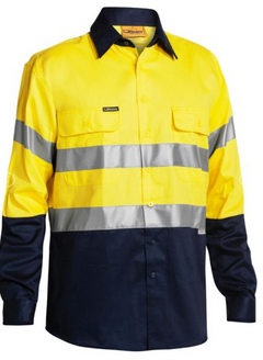 Taped Hi Vis Drill Shirt