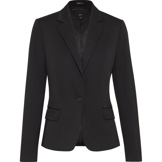 NNT CAT178 Poly Viscose Stretch Twill 1 Button Cropped Jacket