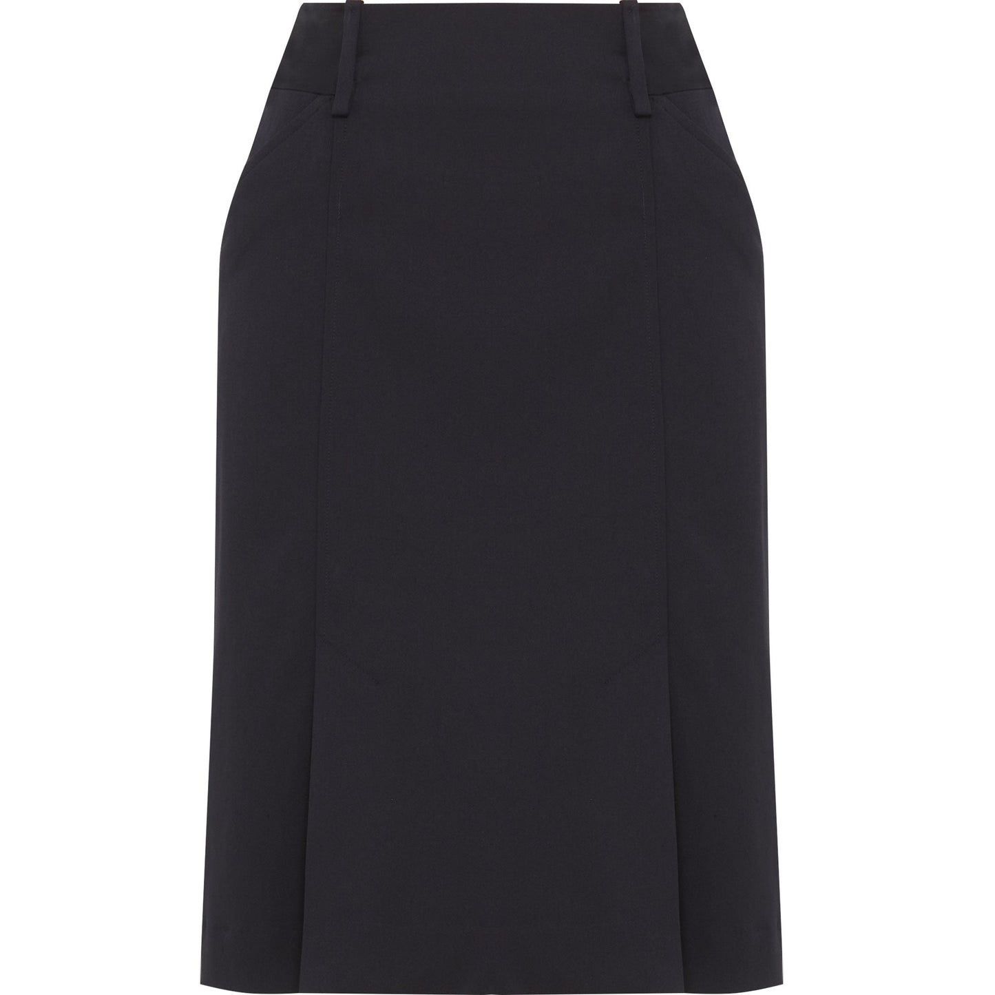 NNT CAT26B Poly Viscose Stretch Twill Pleat Straight Skirt