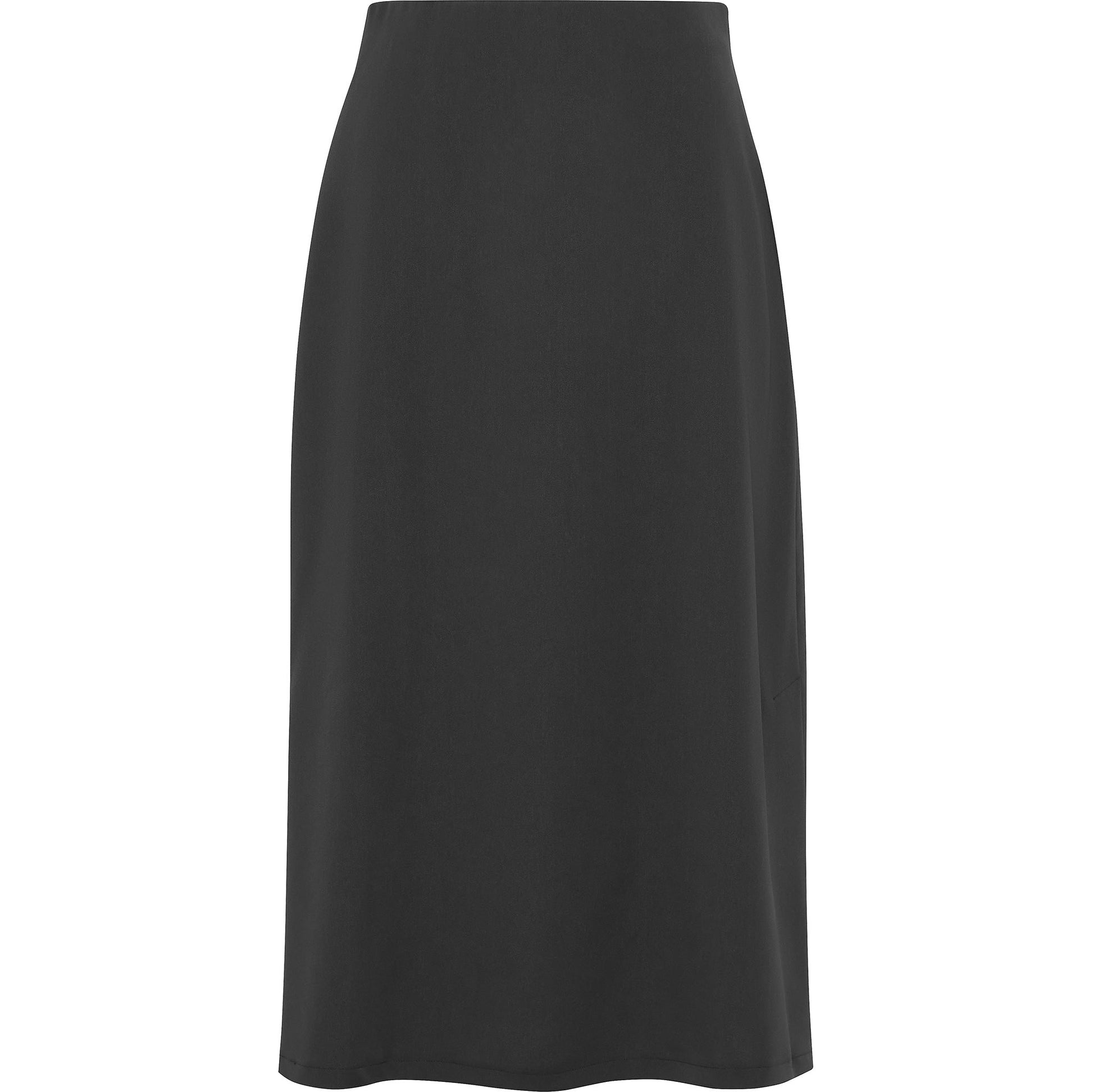 NNT CAT2RV Crepe Stretch Midi Length A-Line Skirt