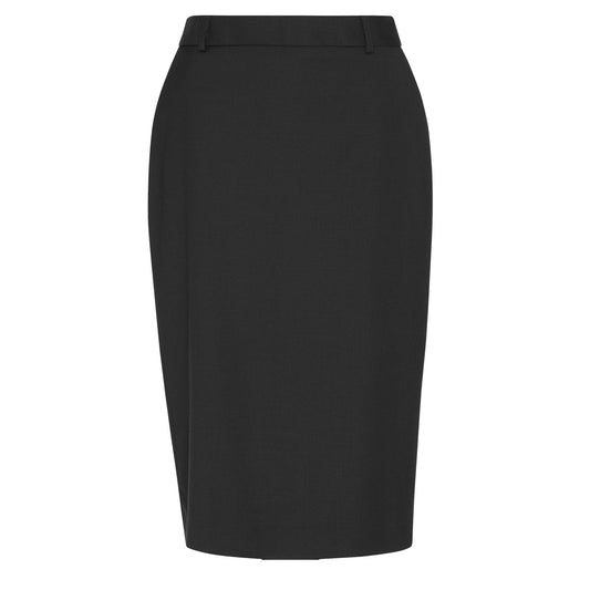 NNT CAT2RW Wool Blend Twill Secret Waist Midi Skirt