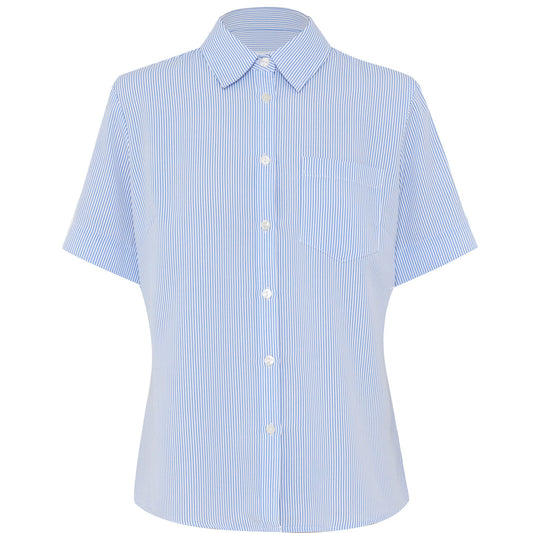 NNT CAT4AB Poly Print Short Sleeve Action Back Shirt