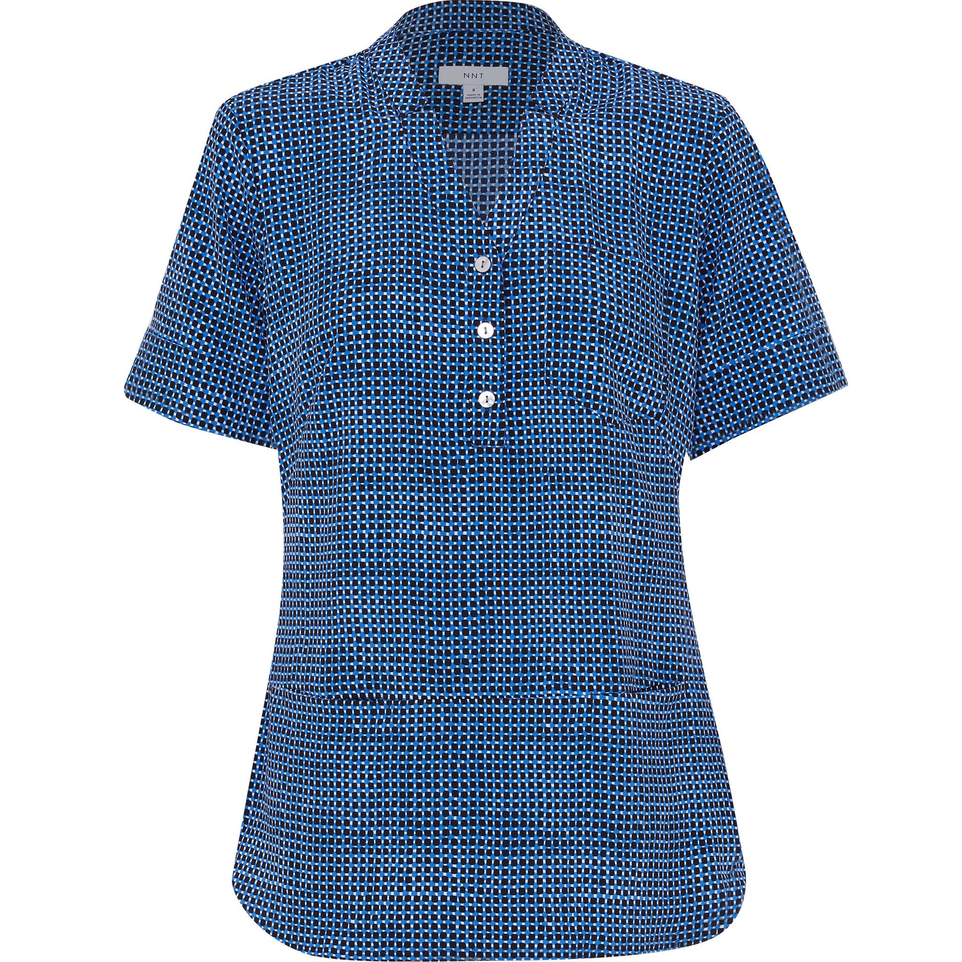 NNT CAT9R9 Pixel Print Short Sleeve Tunic