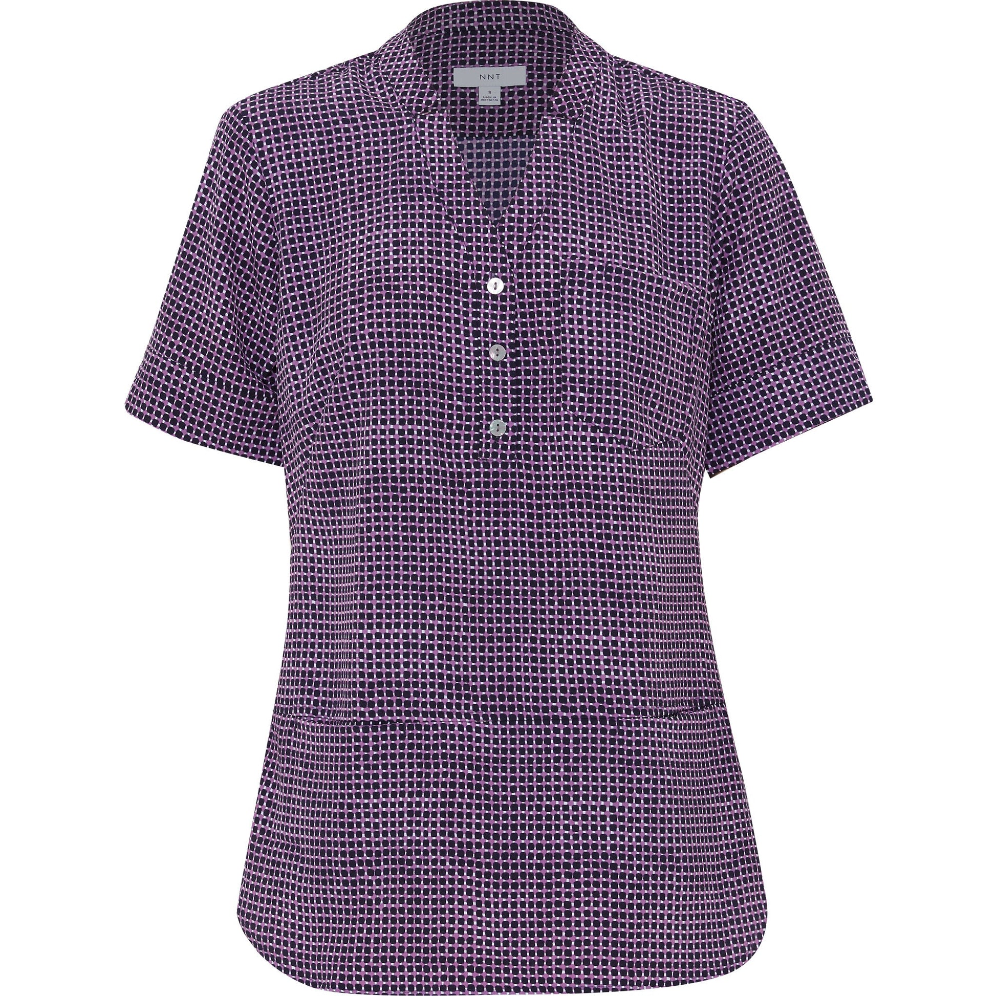NNT CAT9R9 Pixel Print Short Sleeve Tunic