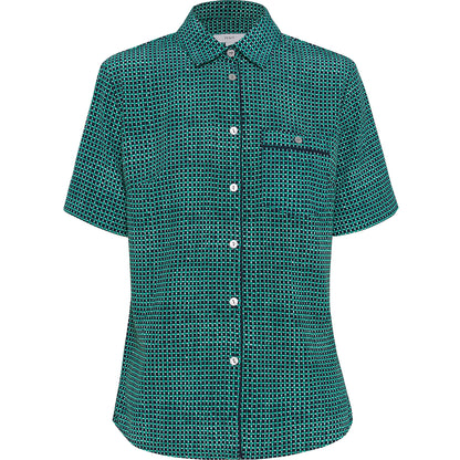 NNT CAT9S2 Pixel Print Short Sleeve Action Back Shirt