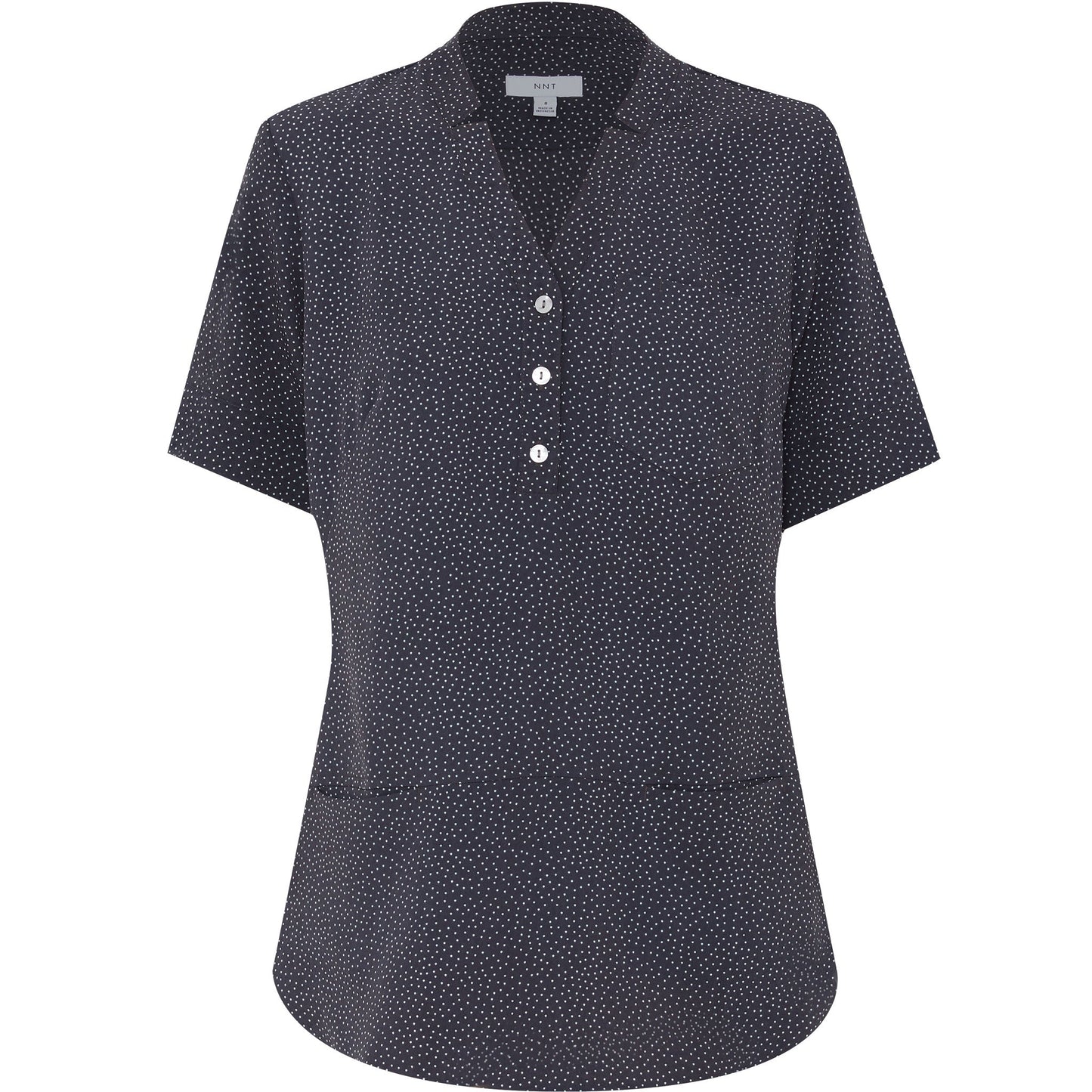 NNT CAT9XP Silvi Spot Print Short Sleeve Tunic