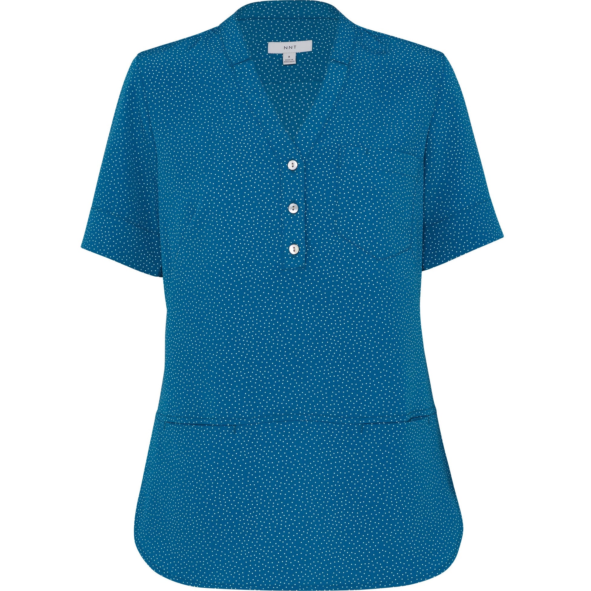 NNT CAT9XP Silvi Spot Print Short Sleeve Tunic