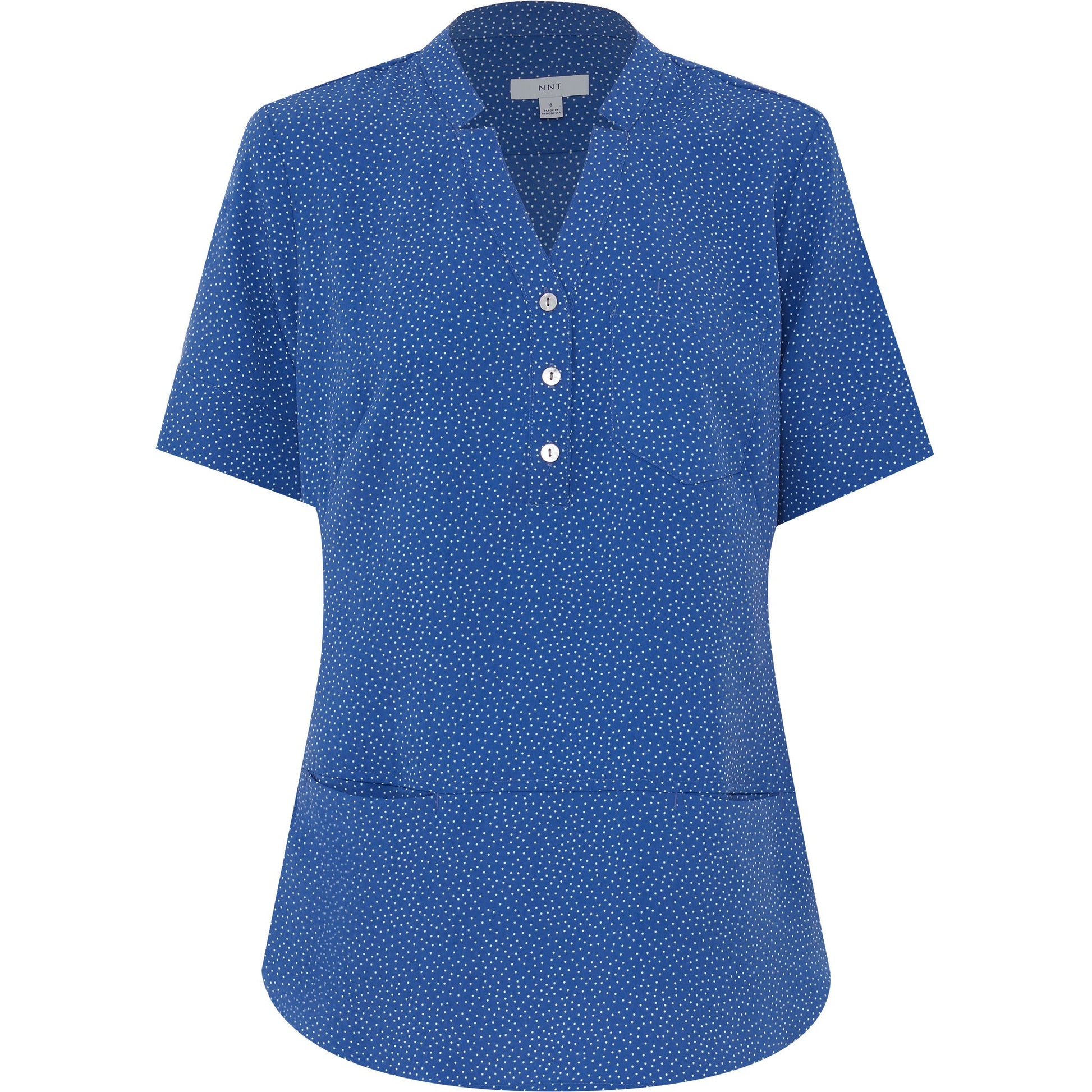 NNT CAT9XP Silvi Spot Print Short Sleeve Tunic