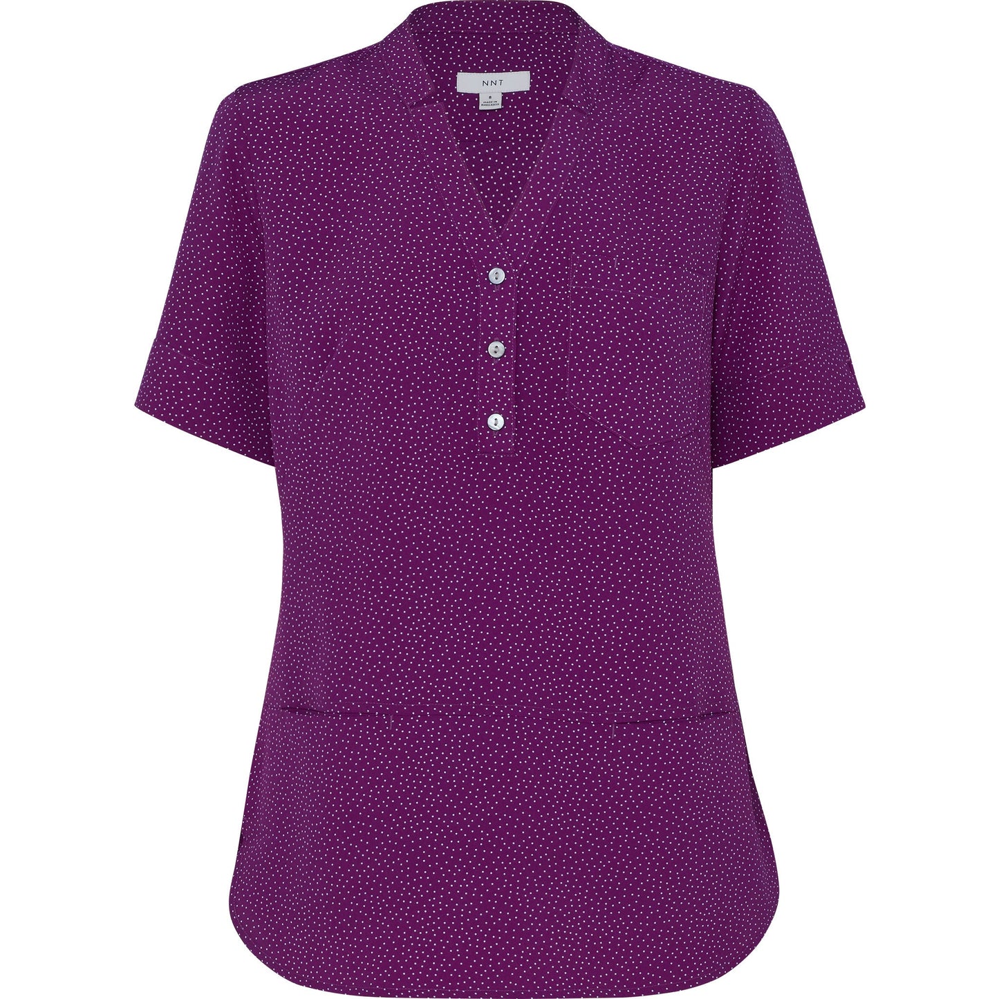 NNT CAT9XP Silvi Spot Print Short Sleeve Tunic