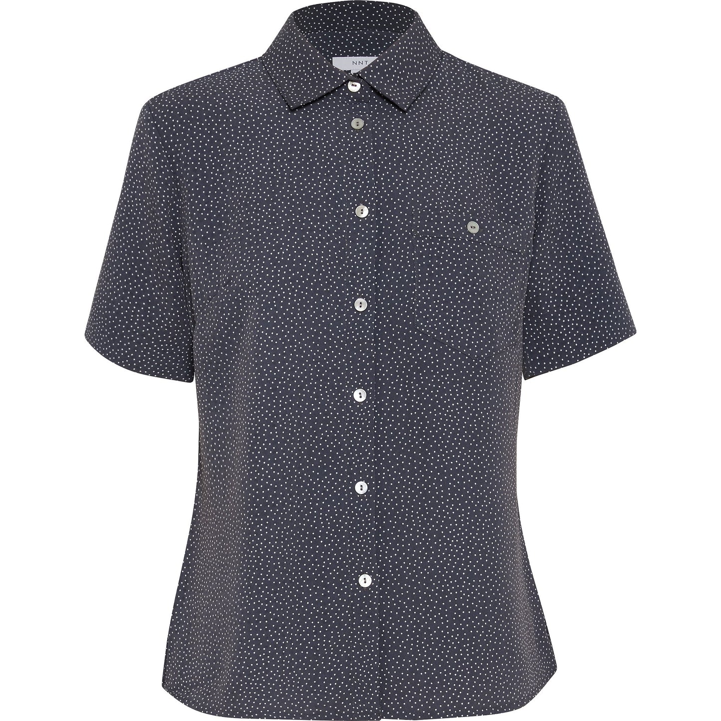 NNT CATU7H Silvi Spot Print Short Sleeve Shirt