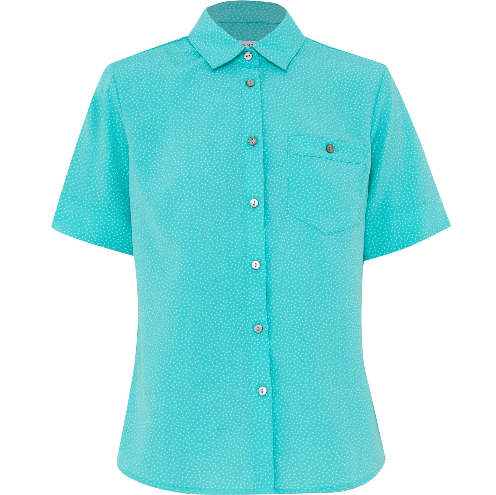 NNT CATU7H Silvi Spot Print Short Sleeve Shirt