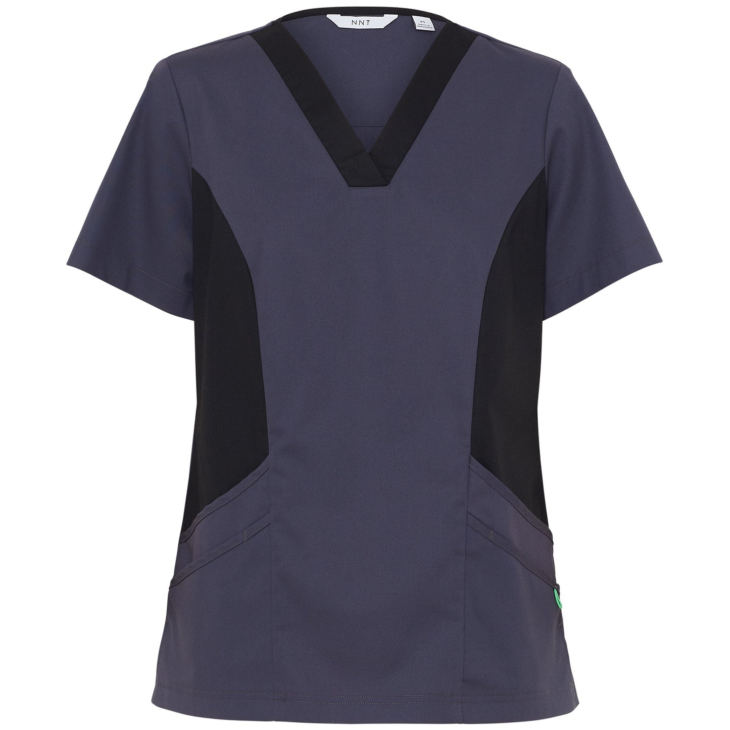 NNT CATULL Nightingale V-Neck Contrast Scrub Top
