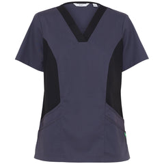 NNT CATULL Nightingale V-Neck Contrast Scrub Top