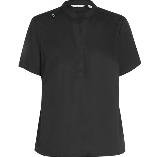 NNT CATUMM Blackburn Mandarin Collar Scrub Top