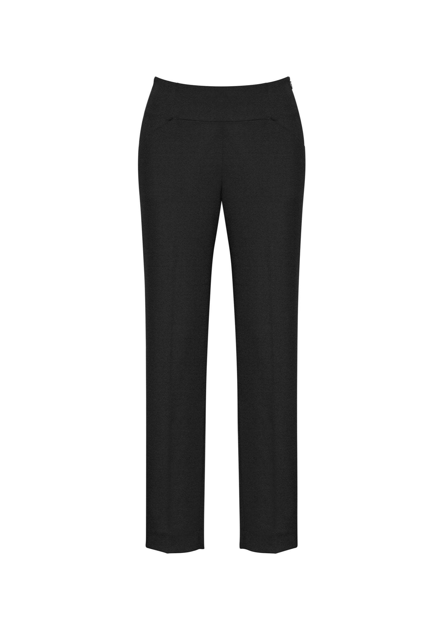 BizCorporate 10121 Womens Cool Stretch Bandless Slim Leg Pant product front