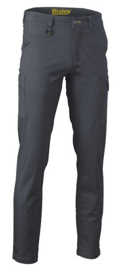 Stretch Cotton Drill Cargo Pants