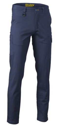 Stretch Cotton Drill Cargo Pants