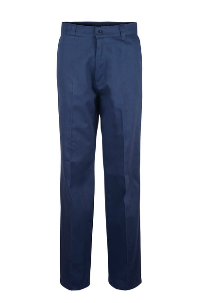 Workcraft WP3038 Mens Flat Front Cotton Drill Trouser in Navy