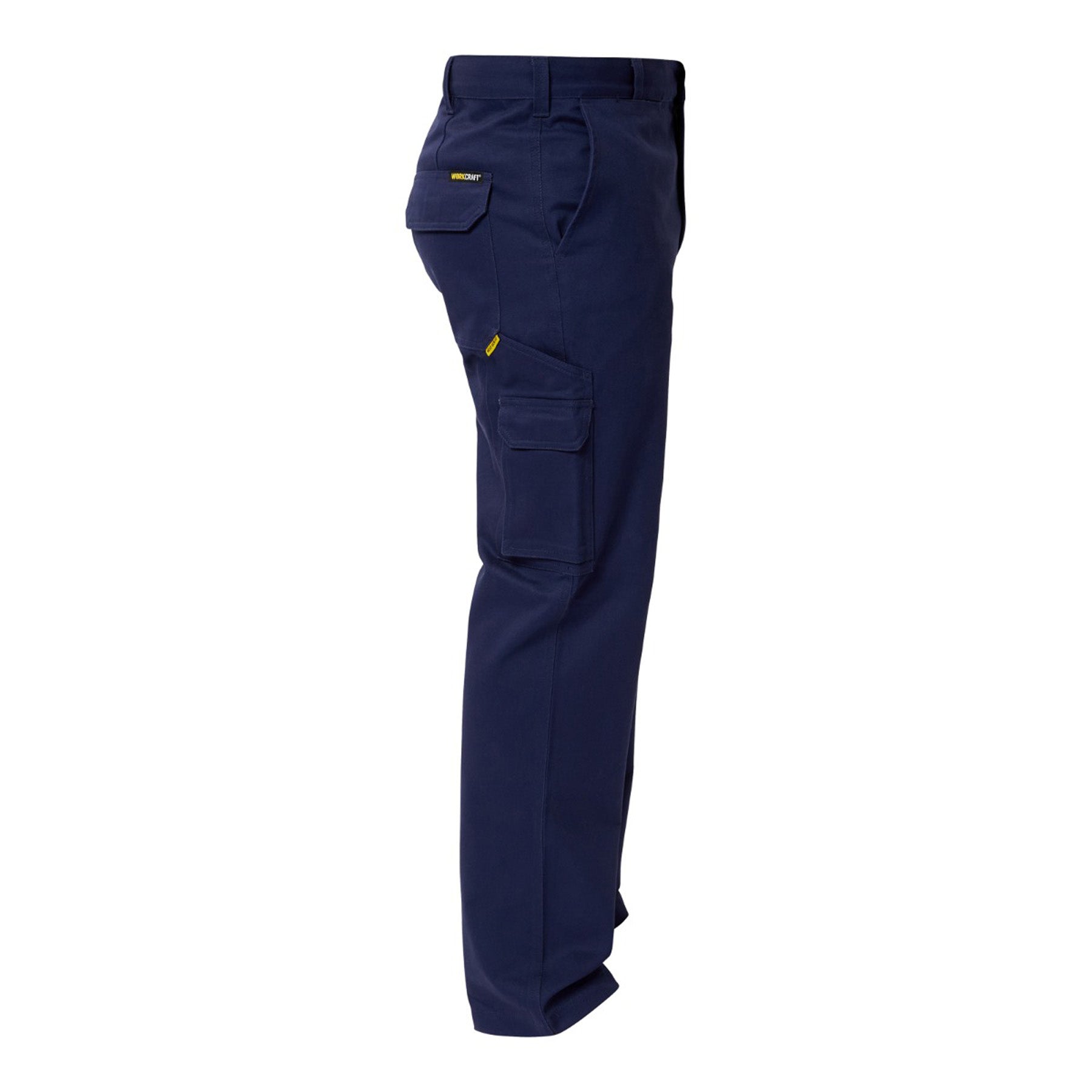 Workcraft WP4016 Mens Cargo Cotton Drill Trouser in Navy