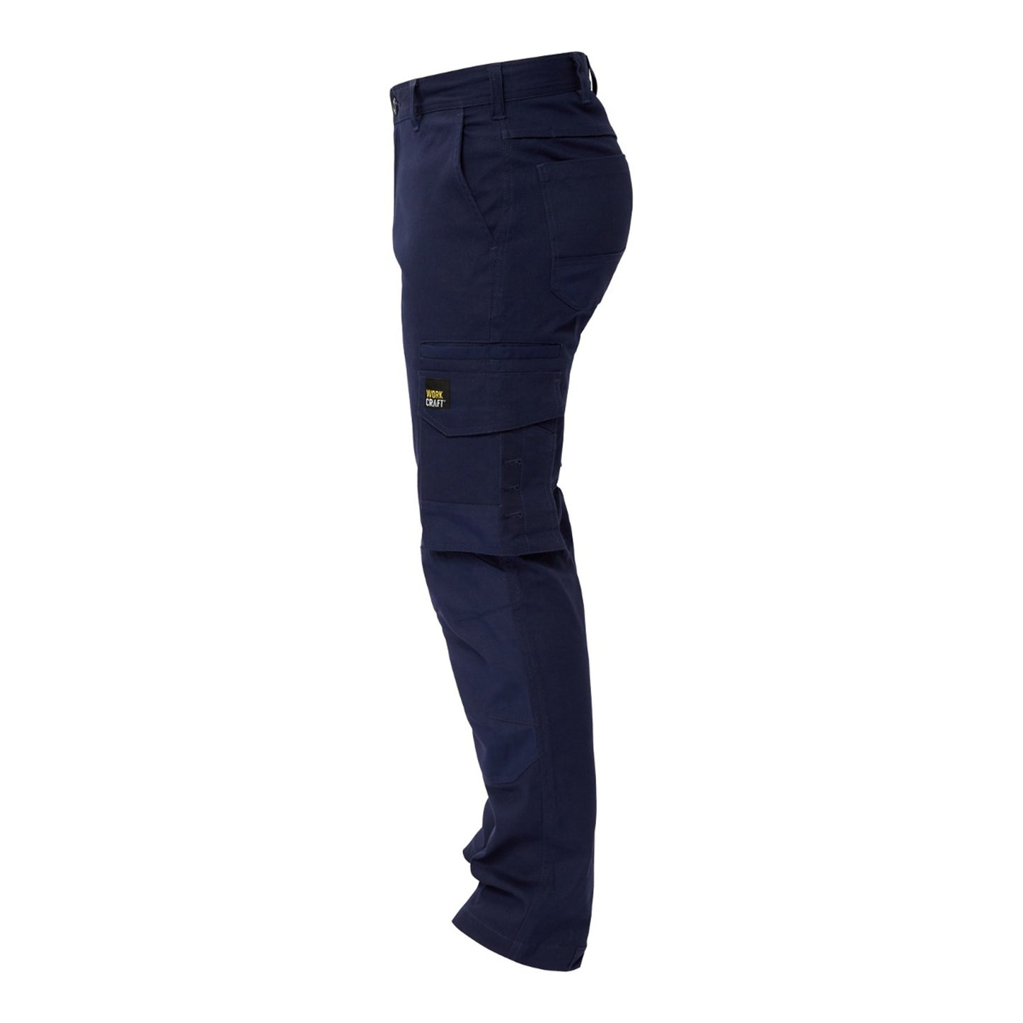 Workcraft WP4020 Mens Stretch Cargo Pants in Navy