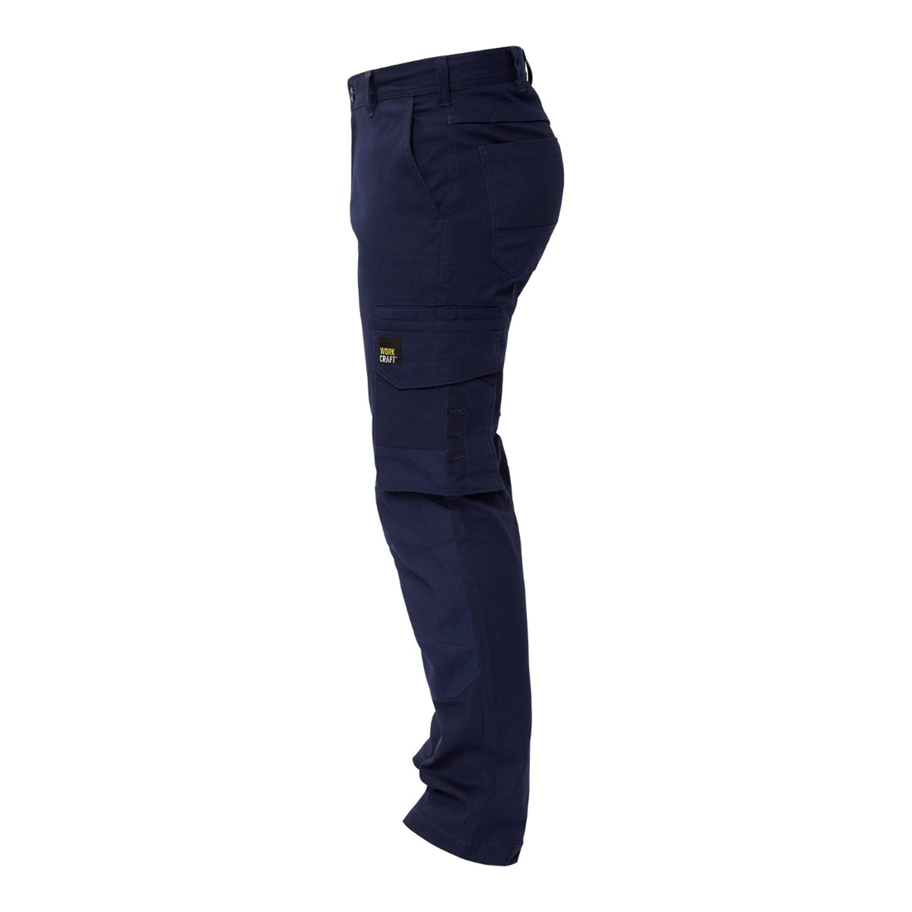 Workcraft WP4020 Mens Stretch Cargo Pants in Navy